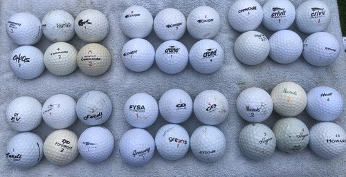 Various used golf balls - various,
